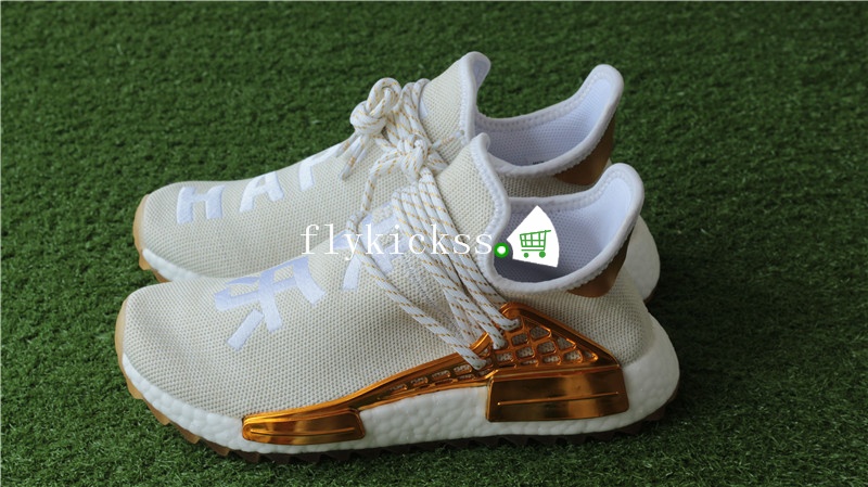 Pharrell Williams x Adidas NMD Human Race Golden Happy F99762